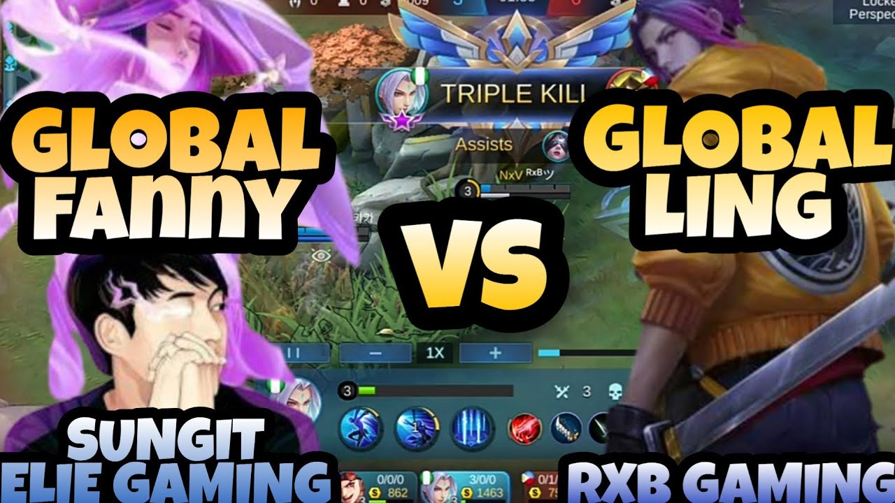 Sungit? (Elie Gaming Fanny God) Vs RXBGaming (Ling God)🔥 |  Road To 1K Points Gameplay | Must Watch!