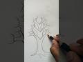 How to Draw Tree! 🤯#art #shorts #tree #drawing #technique #shortsvideo #creativeart