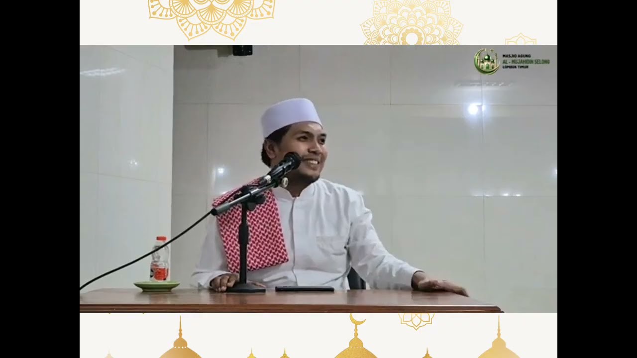 Ceramah: (Dr.TGH.M.Rizqi Hamzar, MA.) di Masjid Agung Al-Mujahidin Selong