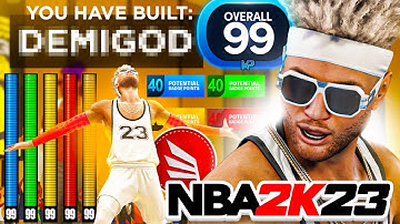 The #1 BEST POINT GUARD BUILD on NBA 2K23 - BEST ISO BUILD ON 2K23