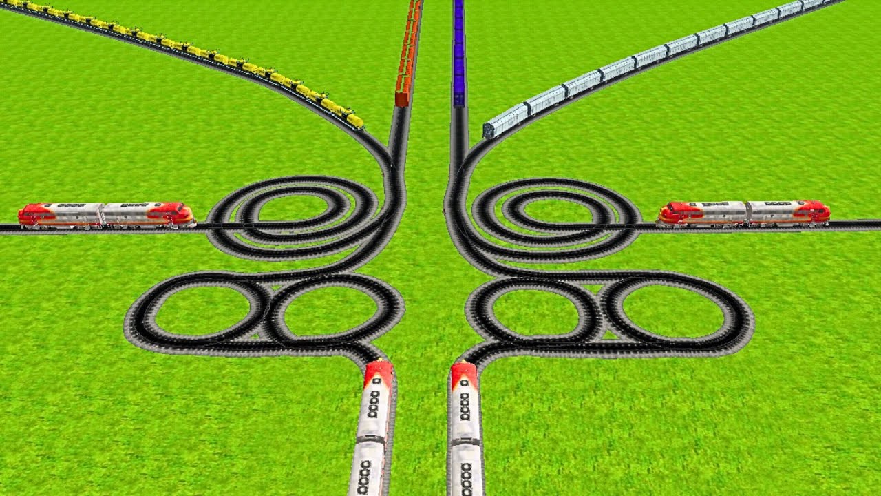 Perlintasan Kereta Api ‼️#252 KERETA API PANJANG BERGANTIAN