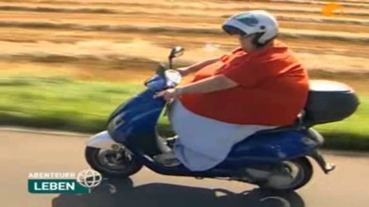 fat guy on scooter YouTube
