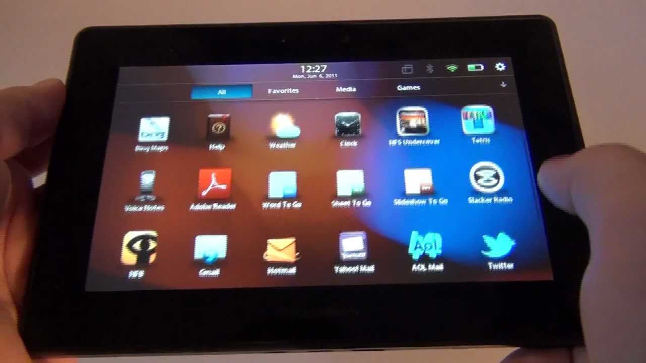 Blackberry Playbook Review Tablet Youtube