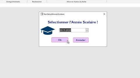 Ouverture base projet de gestion d
