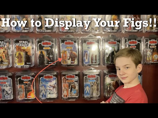 How to Display your Star Wars Action Figures!! Vintage Collection and Black  Series
