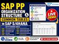 SAP PP Organization Structure & Common Tables in SAP S/4HANA | Live Demo for Beginners