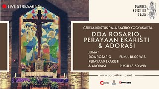Rosario & Misa Online Harian | Jumat, 1 September 2023 | Gereja Kristus Raja Baciro