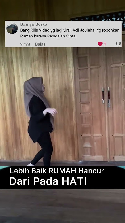 Acil Jouleha Viral Robohkan Rumah, Kesal Suami Kepergok Selingkuh #aciljouleha #virall #halotukang