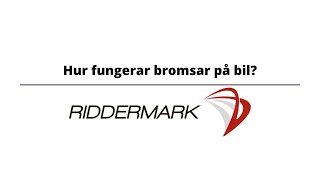 Hur Fungerar Bromsar På Bil?