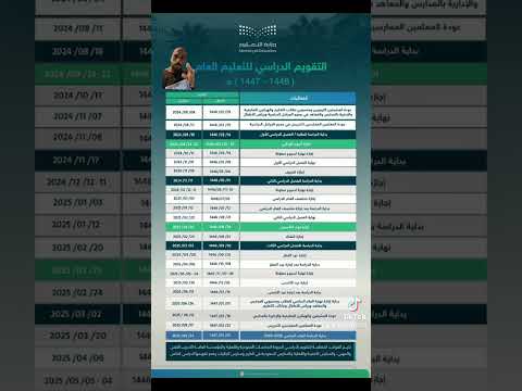 عاجل العام الدراسي القادم ثلاث فصول ١٤٤٦ وزارة التعليم الدراسة