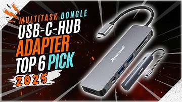 Top 6 Best USB-C Hubs 2025 | Fastest Multiport Adapters for MacBook, iPad & Laptop 4K, PD, Dual HDMI