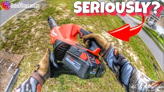 I took the New Milwaukee M18 FUEL™ Dual Battery Blower on a day of mowing
