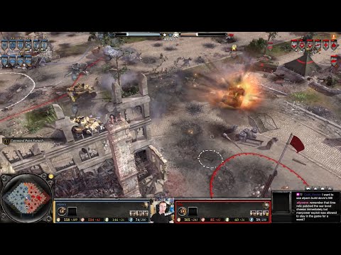 CoH2 Supreme Edition Bo5: Rei vs. Elpern 2 players battling in a huge diverse army mod!