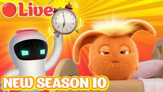 🔴 Sunny Bunnies LIVE! - BRAND NEW Season 10 Episodes! | Funny Cartoons For Kids