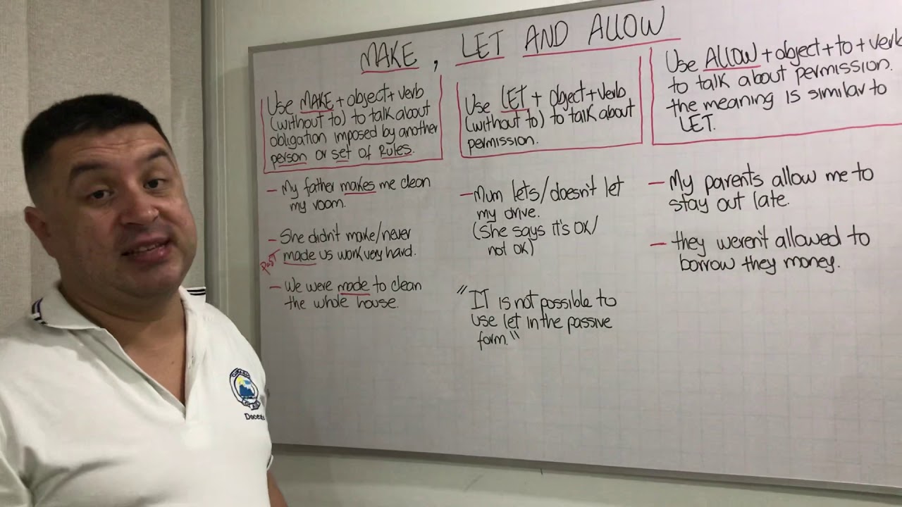 Make let and allow - YouTube