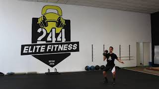 SINGLE ARM DUMBBELL POWER CLEAN & SPLIT JERK