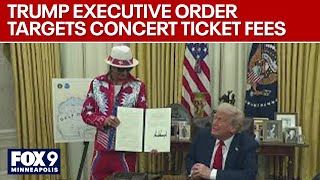 Trump signs Executive Order alongside Kid Rock on concert ticket scalping [RAW]