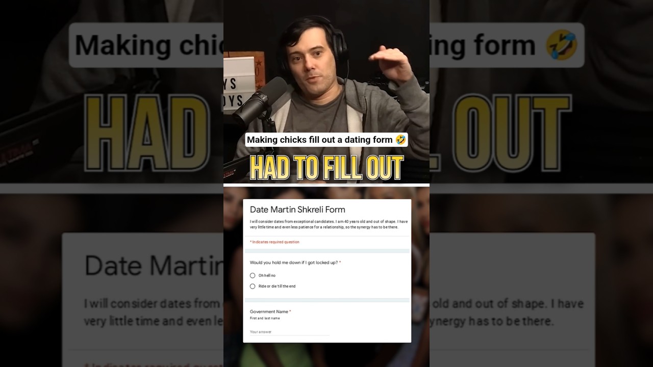 Making Chicks Fill Out A Dating Form 🤣