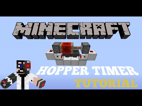Hopper Timer/Clock Minecraft 1.8.3 Tutorial!