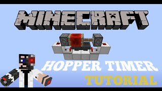 Hopper Timer/Clock Minecraft 1.8.3 Tutorial!