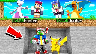 PIXELMON MANHUNT! (Speedrunner vs Hunter)