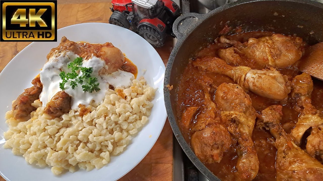 CSIRKEPÖRKÖLT nokedlivel ! A hagyományost a modernebbet és a csirkepaprikást is elmondom .-)