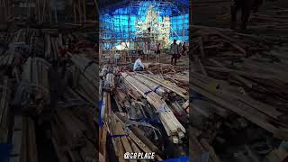 Naila Durga Pandal 2025 Naila Durga Pandal 2025 The Pandal Is Being Built Like The White Temple Of Myanmar