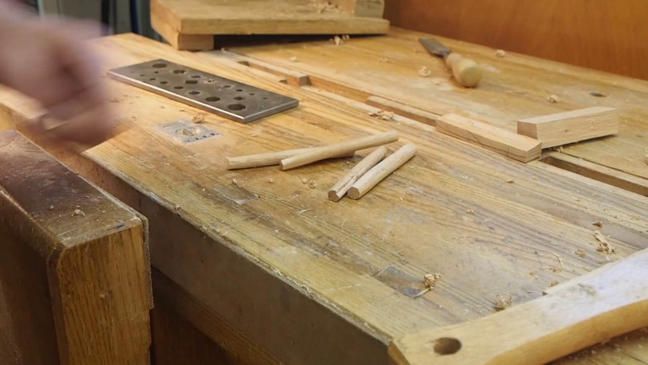 Making Oak Pegs By hand YouTube