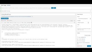 Creating and Editing Wordpress Posts and Pages