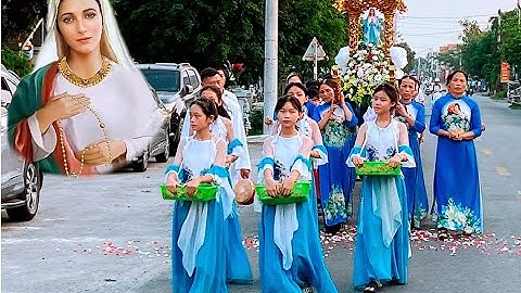 Rước kiệu & Thánh Lễ Mừng Kính Đức Mẹ Mân Côi - Giáo Xứ Trung Kỳ 10 - 2024