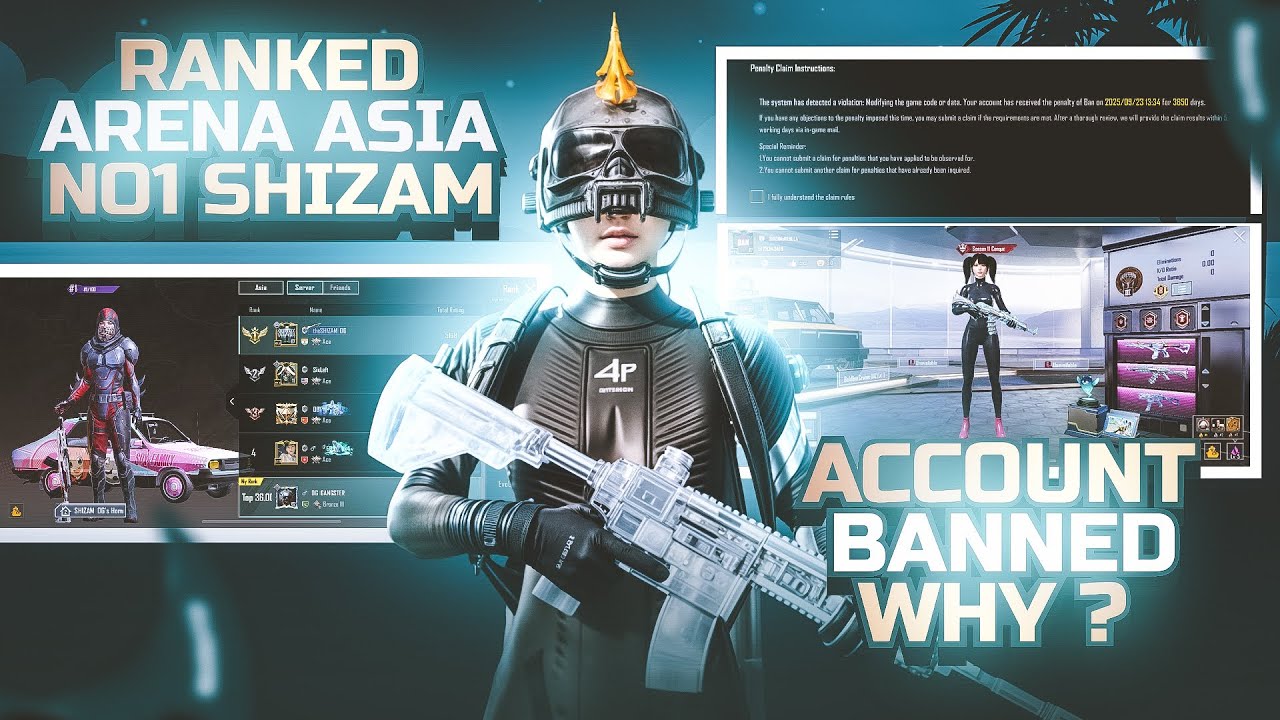 SHIZAM BANNED for 10 YEARS in PUBG MOBILE?! | Full Story & Reason 