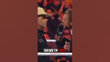 HHH Explains Himself to Shawn Michaels 👀🔥 #wwe #tripleh #shawnmichaels #attitudeera #wrestling