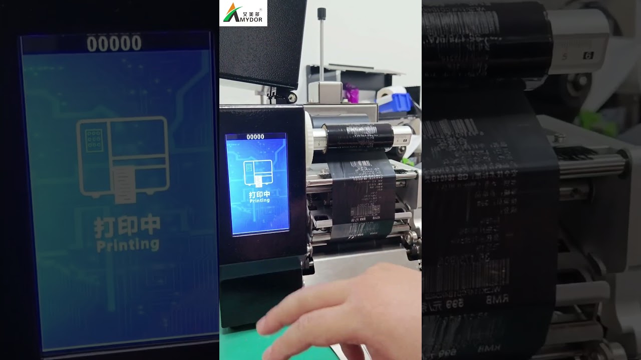 Clothing Swing Tag Printer Custom Hang Tag Printing AMD41D Single Tag Printer