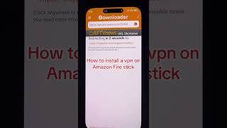How install a vpn on Amazon firestick #amazonfirestick #iptv #downloadercodes