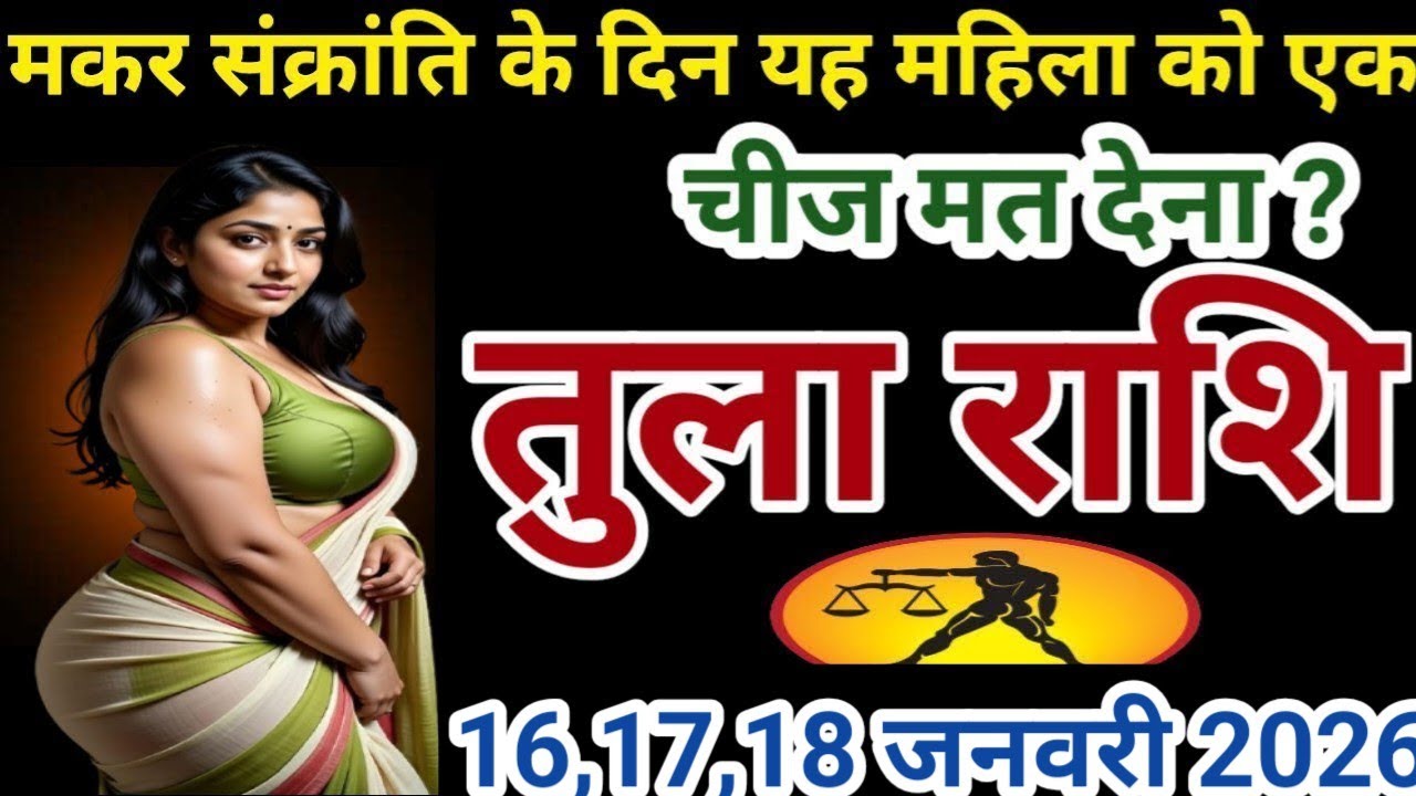 # तुला राशि वालों मकर संक्रांति के दिन यह महिला को एक चीच मत देना#