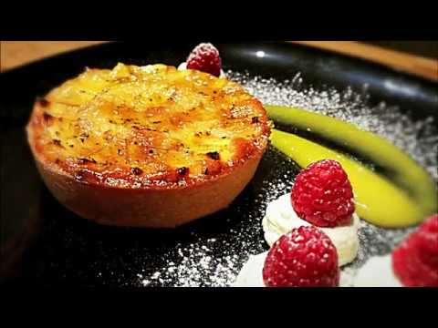 Pineapple and almond tarts English commentary