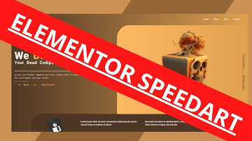 Elementor Speedart Landingpage Design #1
