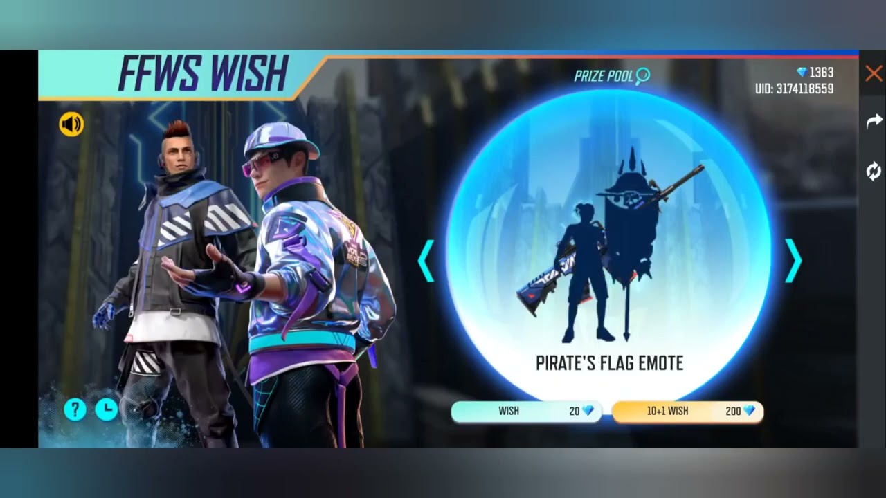 FFWS WISH EVENT | FLAG EMOTE WISH EVENT FREE FIRE TAMIL | FLAG EMOTE  RETURN WISH EVENT |VECTOR SKIN