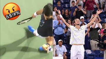 Novak THREATENS a fan?? Medvedev flips off the crowd?? Day 5 One Minute US Open Recap