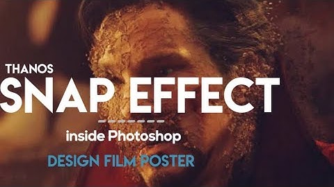 Thanos snap effect | Photoshop video | artix visualfx