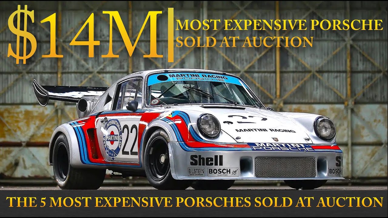 Most Expensive Porsches ever sold at auction and they are totally