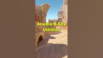 Cs2 Anubis - B-Site Utilities - #cs2 #counterstrike #csgo