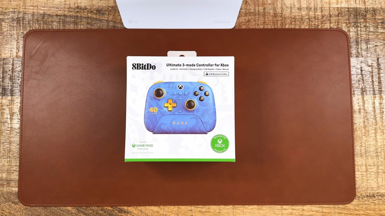 Unboxing 8BitDo Ultimate 3-Mode Controller - 40th Rare Anniversary Edition – Xbox/PC CZ / SK