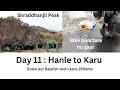 Leh Series | Day 11 : Hanle to Karu | Beautiful Rocky Roads | Bike puncture ho gayi | #DustyBoots