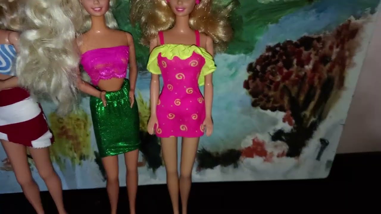 Les cambie de look a mis Barbies 🩷🪄🎨 