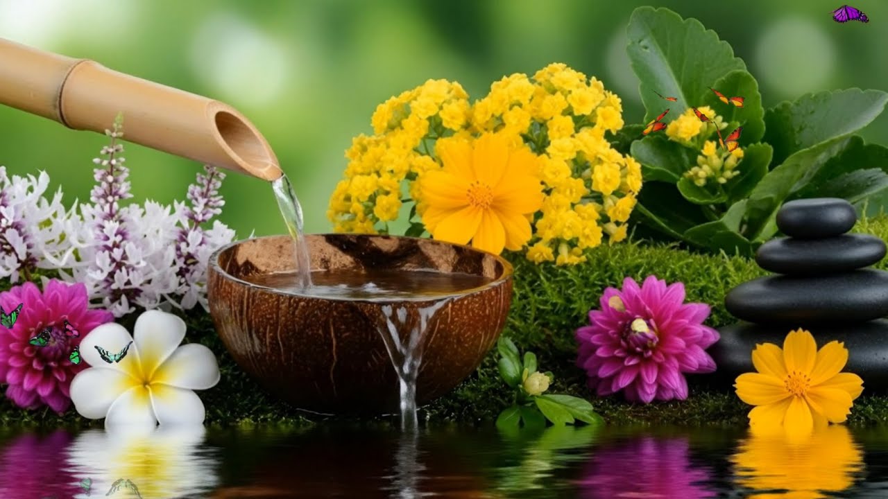 Calming Piano & Water Sounds – Relax Your Mind, Sleep & Healing Music | Stress Relief