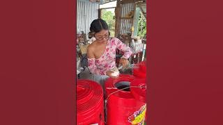 Thai Girl Selling Sweet Ice Cream