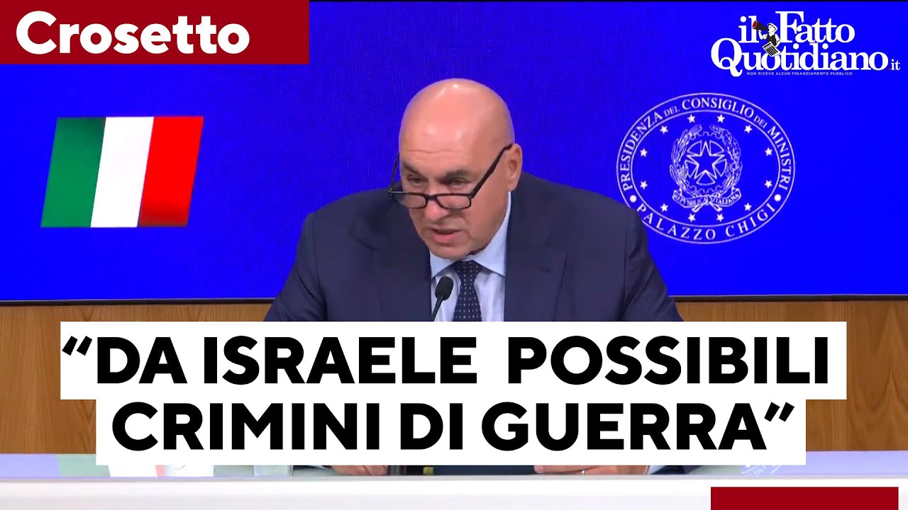 Fuoco israeliano contro Unifil, Crosetto: 