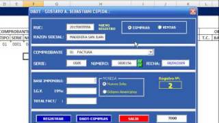 DAOT EN EXCEL