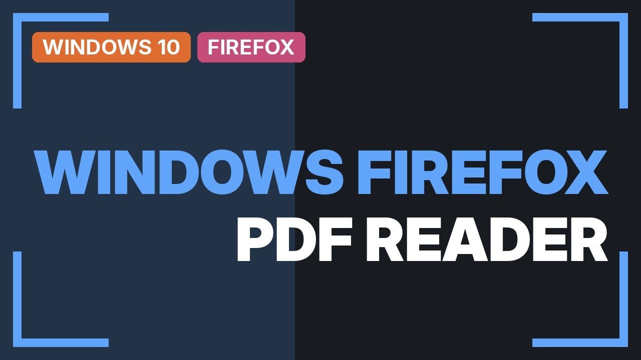 How do I make Firefox my default pdf viewer in Windows 10? (2 Solutions ...